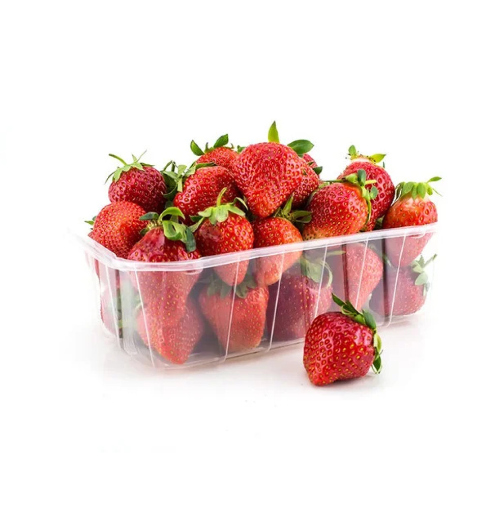 Упаковка для ягод, фруктов и овощей пластиковая ПП-702 прозрачная 500 г 190х114х53 мм 900 шт/ящ