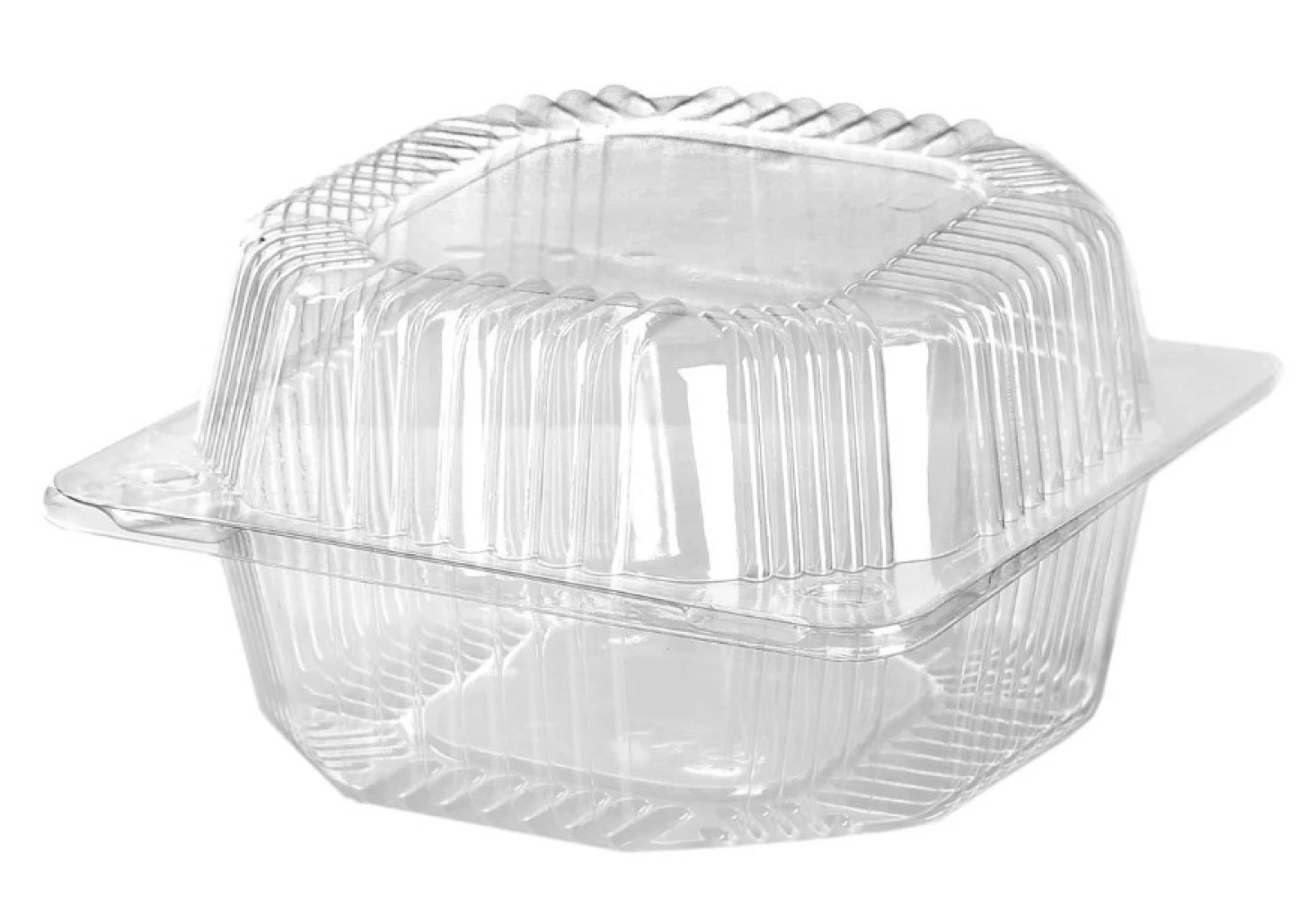 Контейнер пластиковый ПС-7 прозрачный 560 мл 118х118х68 мм 700 шт/ящ