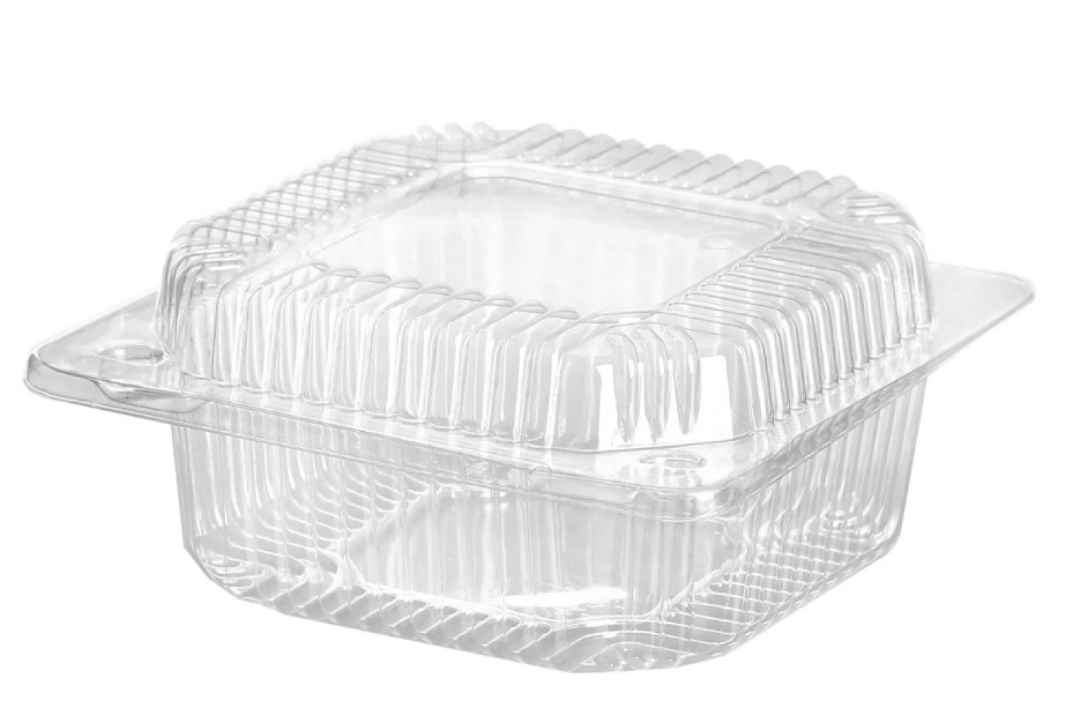 Контейнер пластиковый ПС-6 прозрачный 400 мл 118х118х50 мм 700 шт/ящ