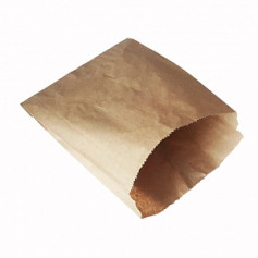Пакет бумажный саше крафт 170х170х40 мм 100 шт/уп