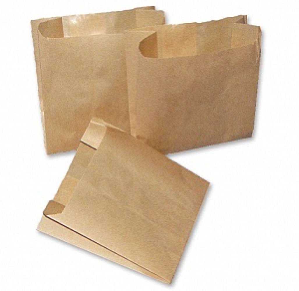 Пакет бумажный саше крафт 100х110х40 мм 100 шт/уп