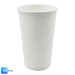 Стакан бумажный белый 500 мл 35 шт/уп (кр91, d91)