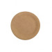 Тарелка бумажная круглая, 23 см, Крафт, 50 шт/уп