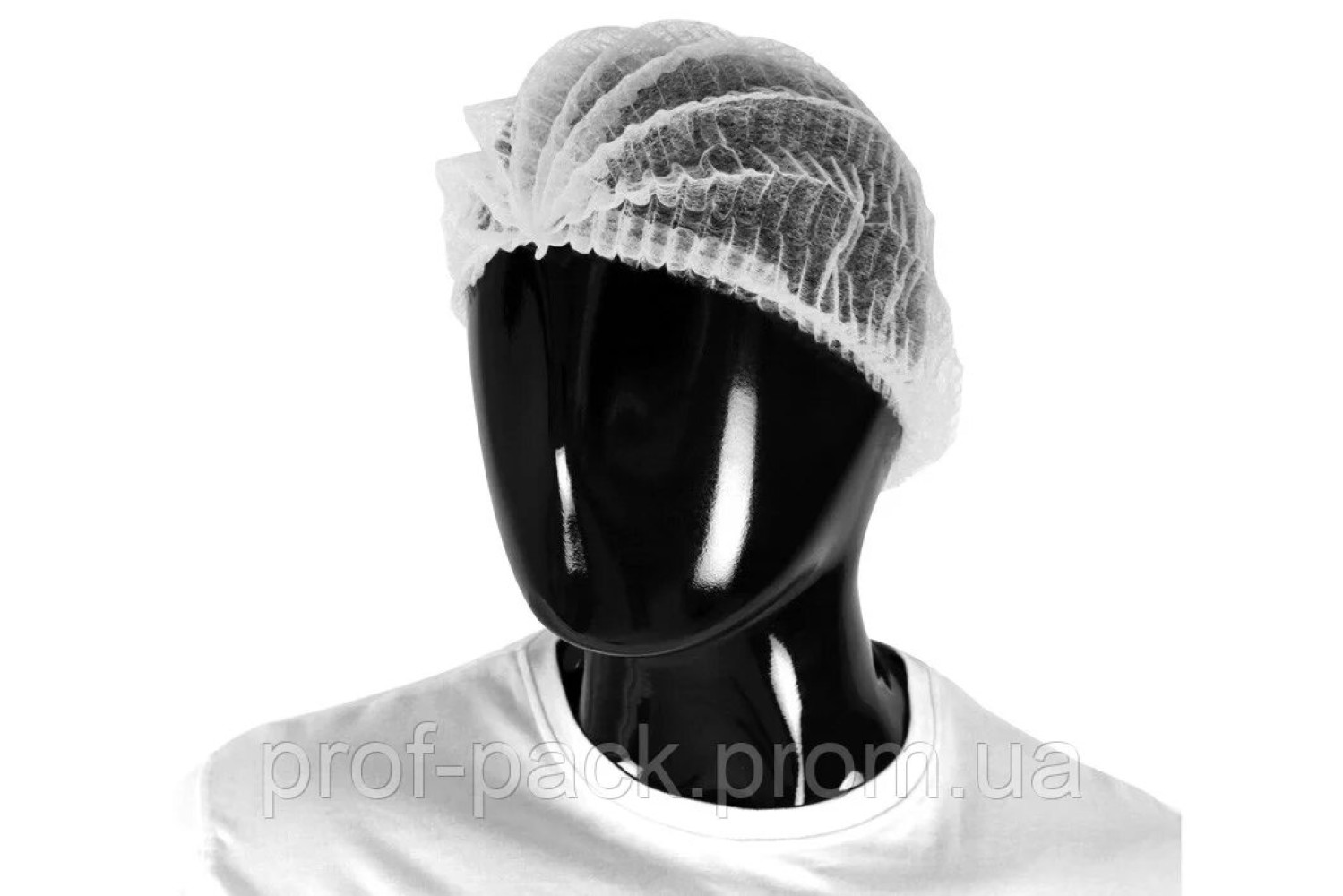 Шапочка - берет Одуванчик,  белая ,100 шт/уп