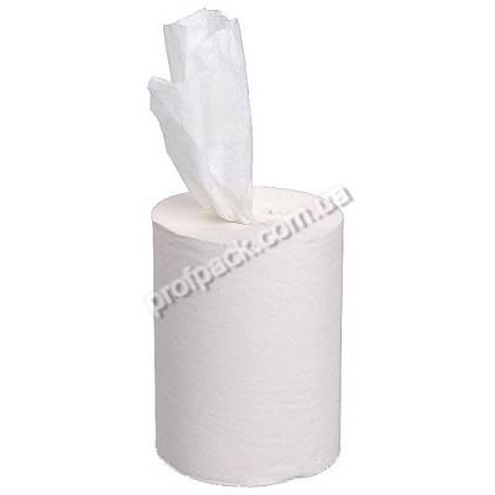 Полотенце мини с центральной вытяжкой,  2-х слойное белое, 60м, 200листов, МРС, 1рул