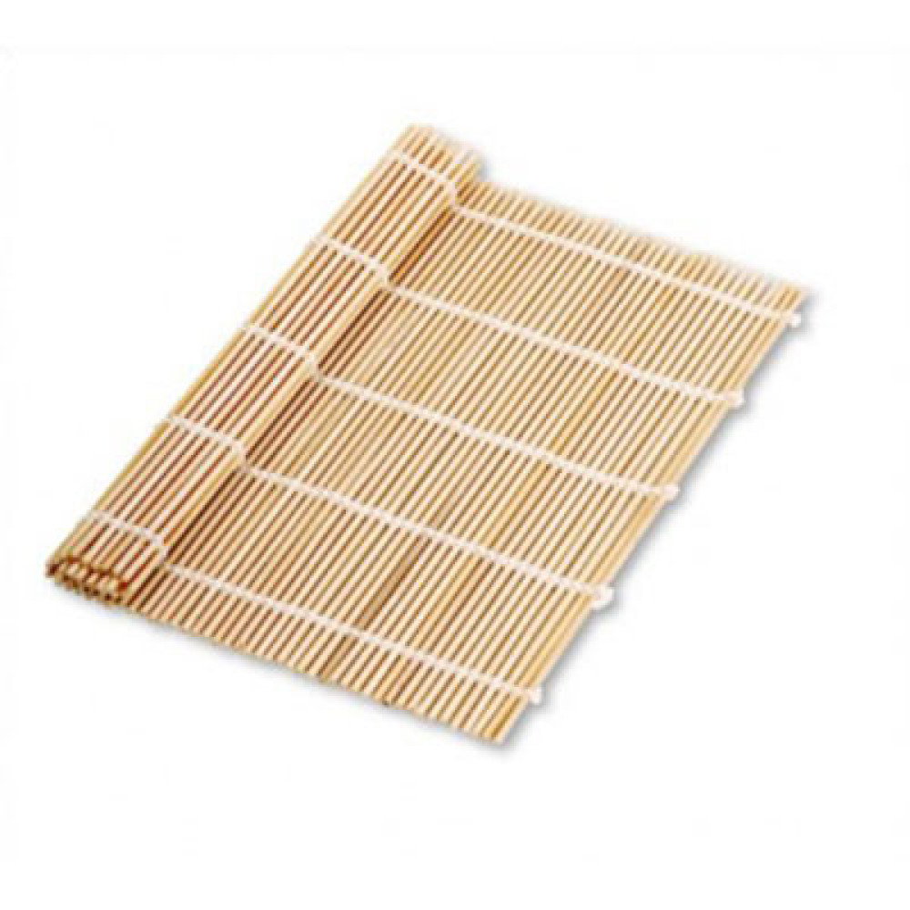 Коврик для суши и роллов бамбуковый 24х24 см 1 шт