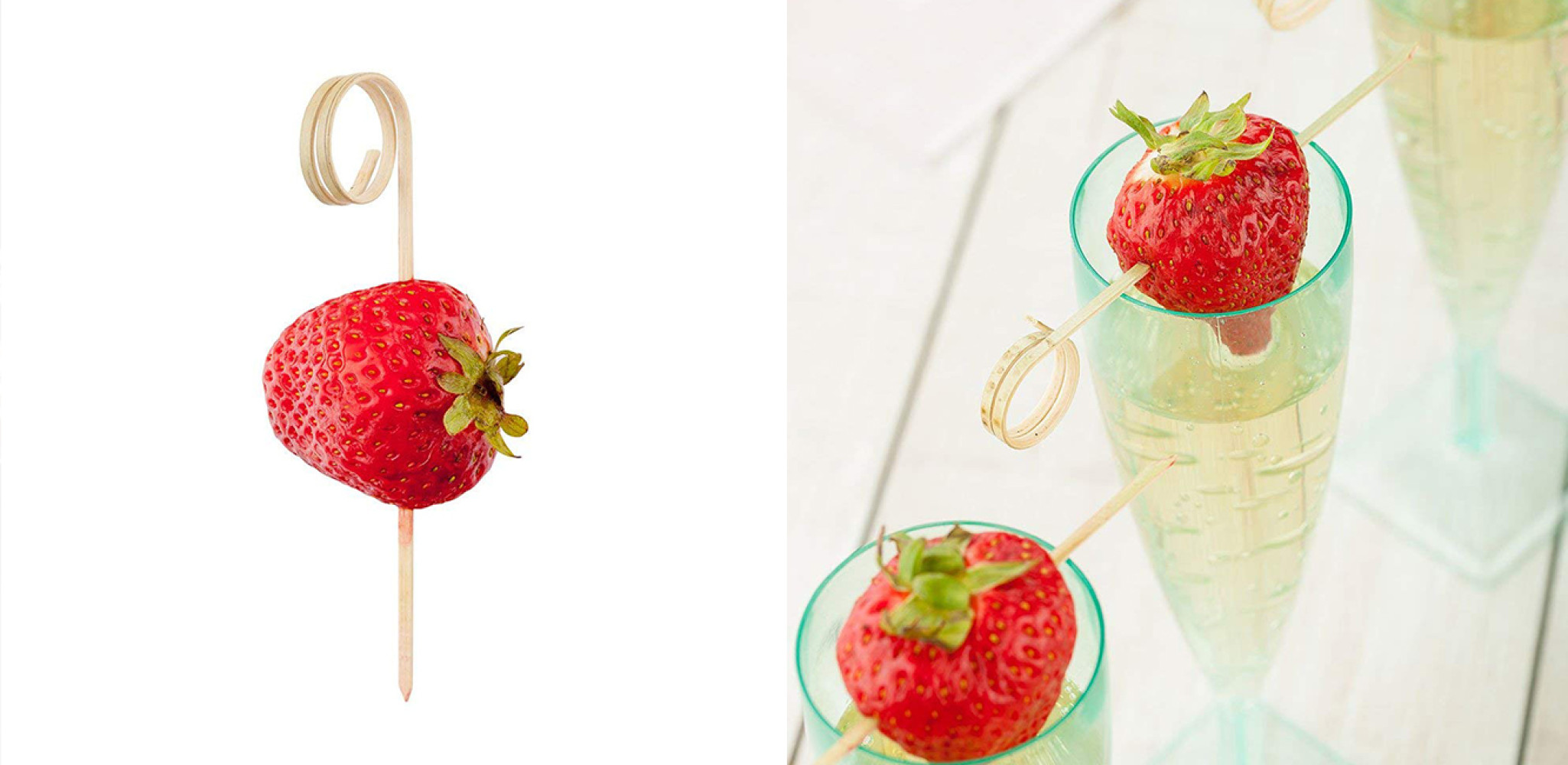 Шпажка бамбуковая Кольцо 120 мм 100 шт/уп