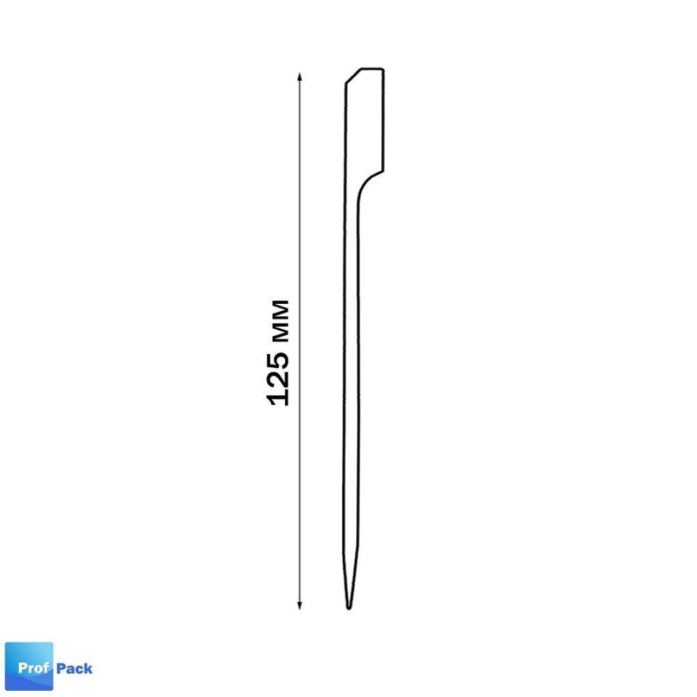 Шпажка бамбуковая Гольф 90 мм 100 шт/уп