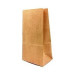 Пакет бумажный саше крафт 210х350х40 мм 50 г/м2 100 шт/уп