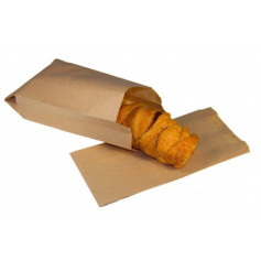 Пакет бумажный саше крафт 100х230х40 мм 100 шт/уп