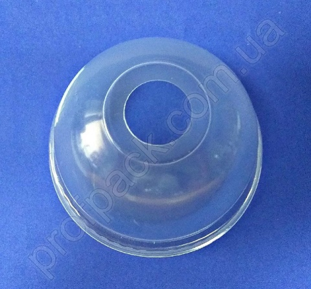 Крышка купольная с отверстием для стакана РР350, РР450 арт. 20092, 20093, 50 шт/уп