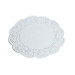 Ажурная салфетка, бумажная, круглая, белая, Индонезия, 220 мм, 100 шт/уп