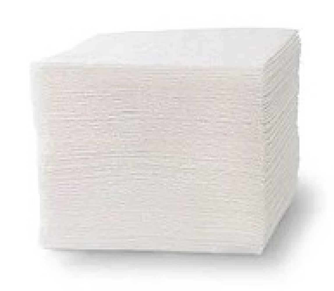 Салфетка 21х24 см, 1-но слойная белая для диспенсера 11825, Papero, 150 шт/уп