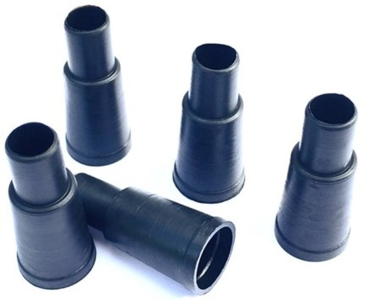 Мундштук для кальяна одноразовый внешний черный в индивидуальной упаковке 30 мм 100 шт/уп