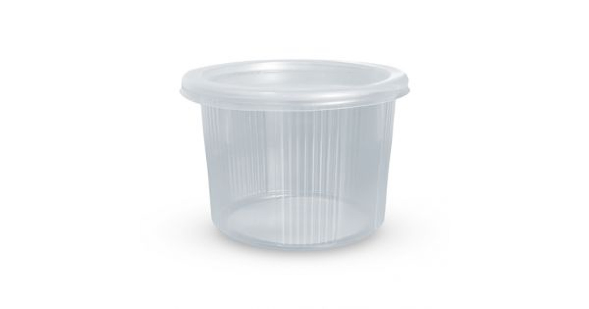 Банка полипропиленовая, прозрачная  с крышкой, 500 мл,  ПП-115-500, 500 шт/ящ