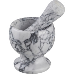 Ступка для специй каменная серая