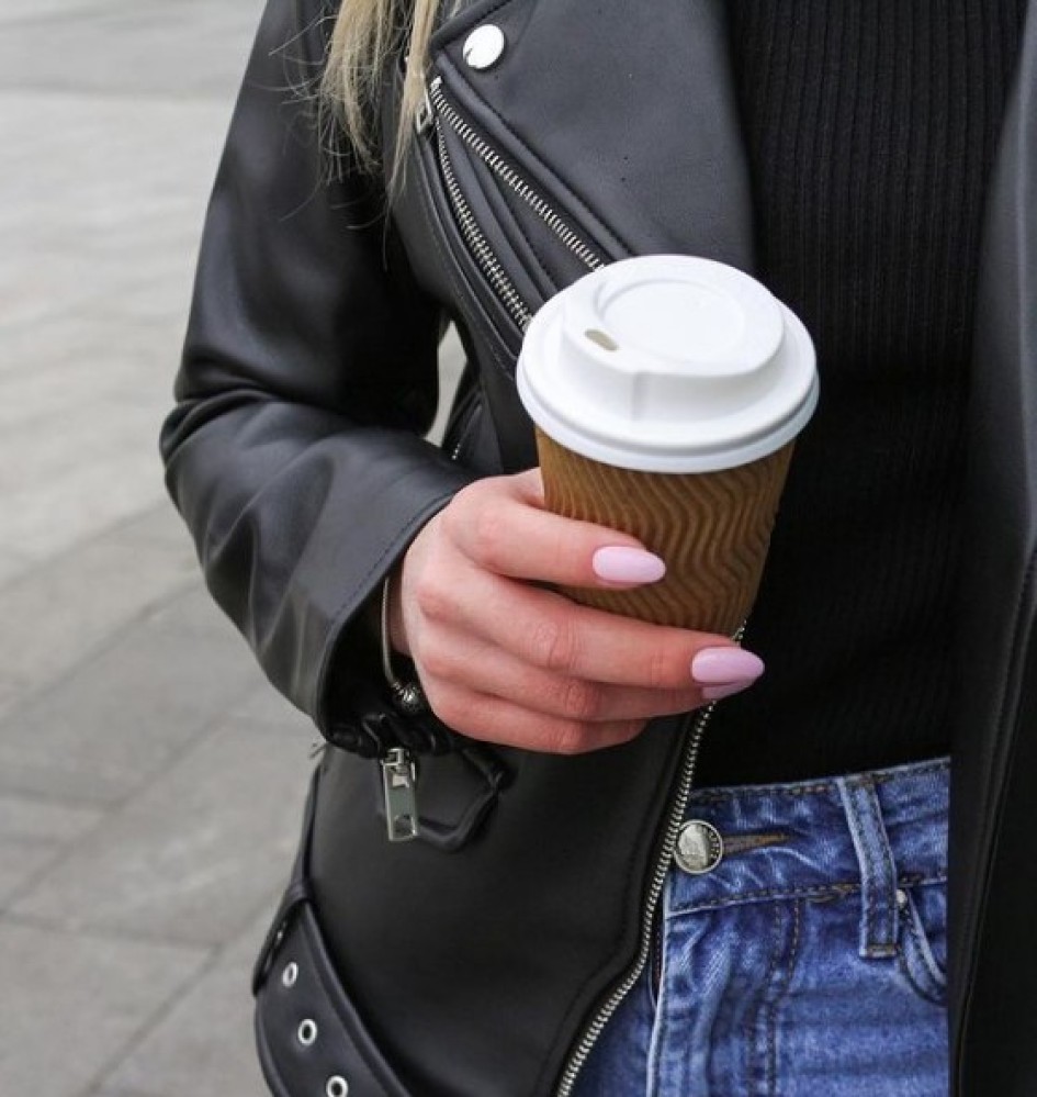 Крышка КР-91 для бумажного стакана, белая с поилкой, 50 шт/уп