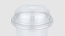 Крышка купольная с отверстием для стакана РЕТ, арт. 16251 50 шт/уп