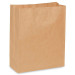 Пакет бумажный крафт с плоским дном 230х350х110 мм 80 г/м2 50 шт/уп