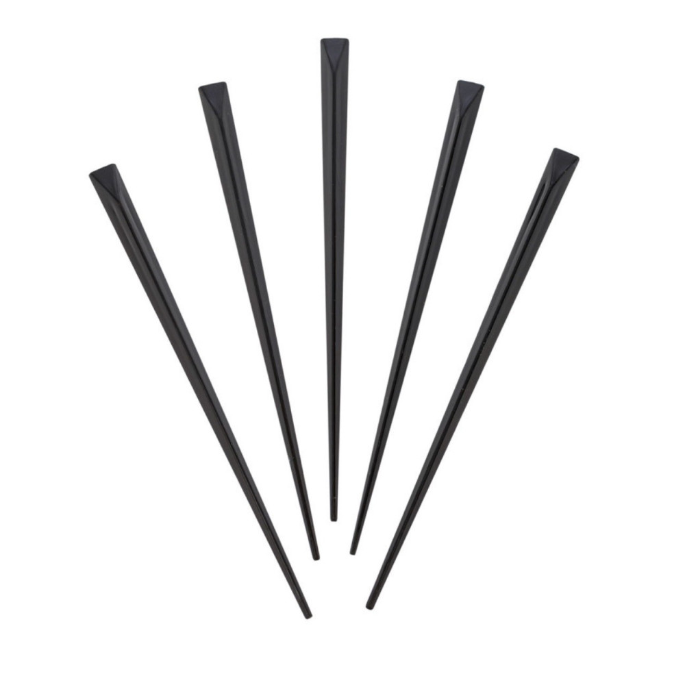 Шпажка пластиковая Призма черная 95 мм 1000 шт/уп