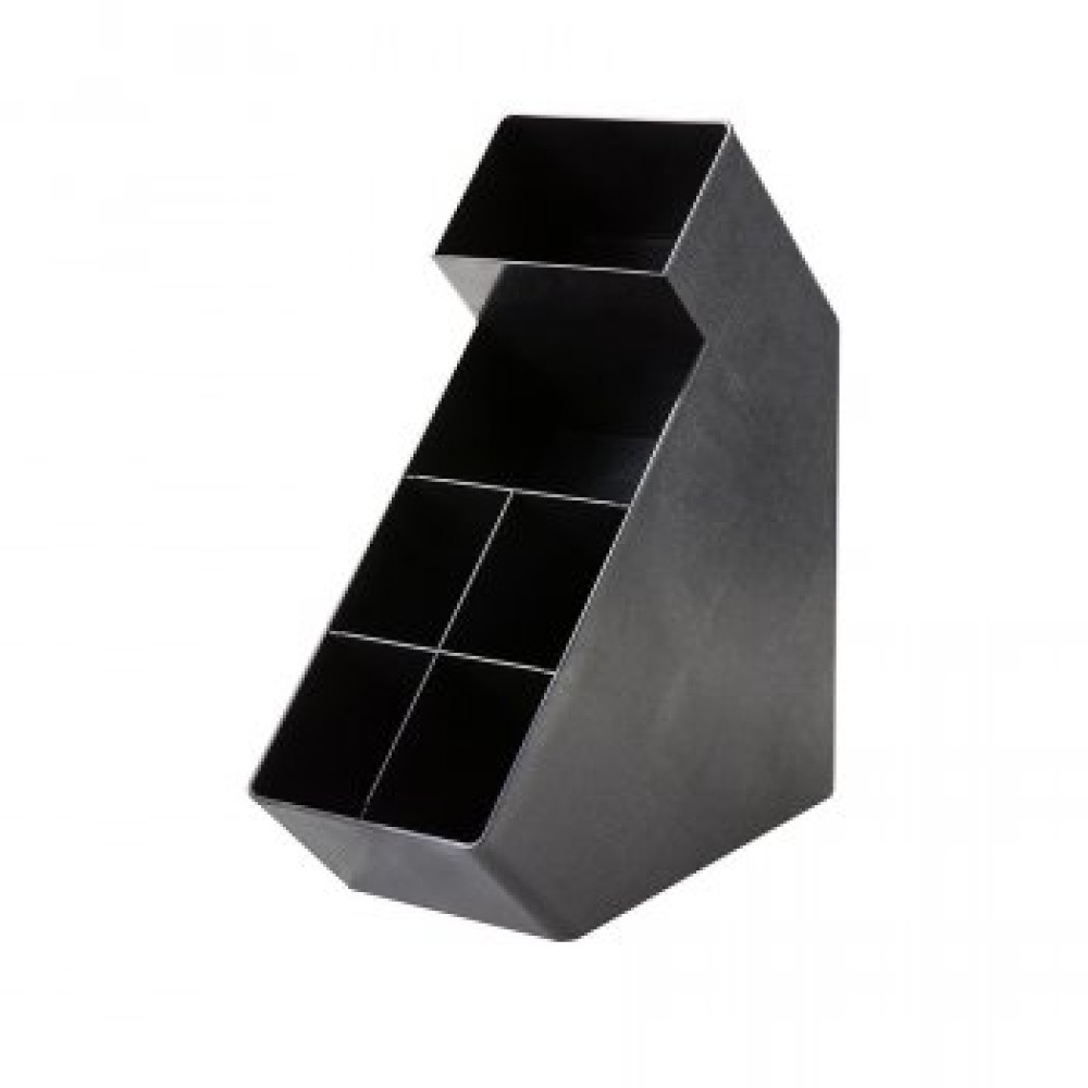 Органайзер для кофейни 6 ячеек черный 16х42х37 см