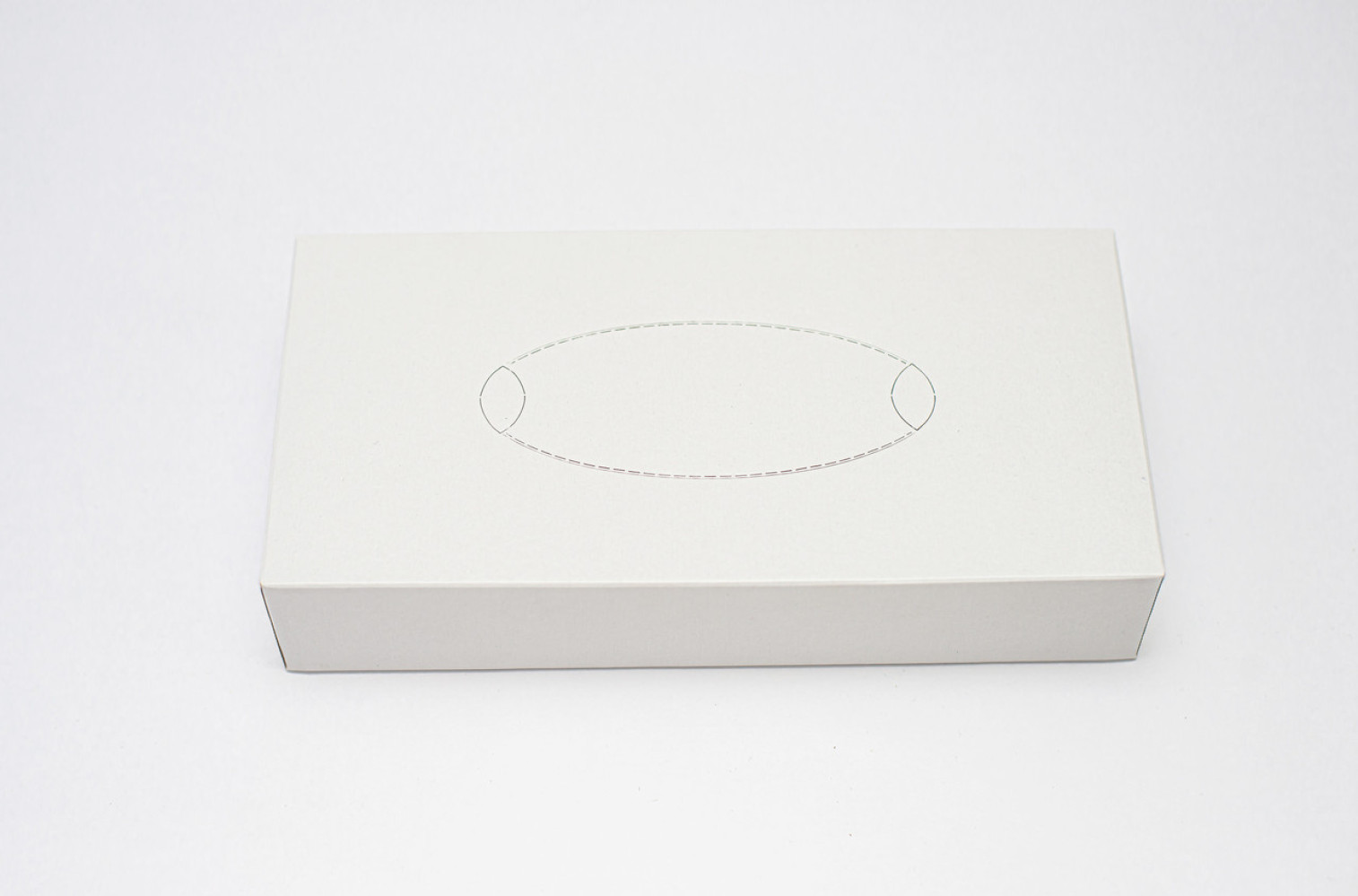 Салфетка косметическая 20х20 см в прямоугольной коробке, 2-х слойная белая, Eco Point, 75 шт/уп