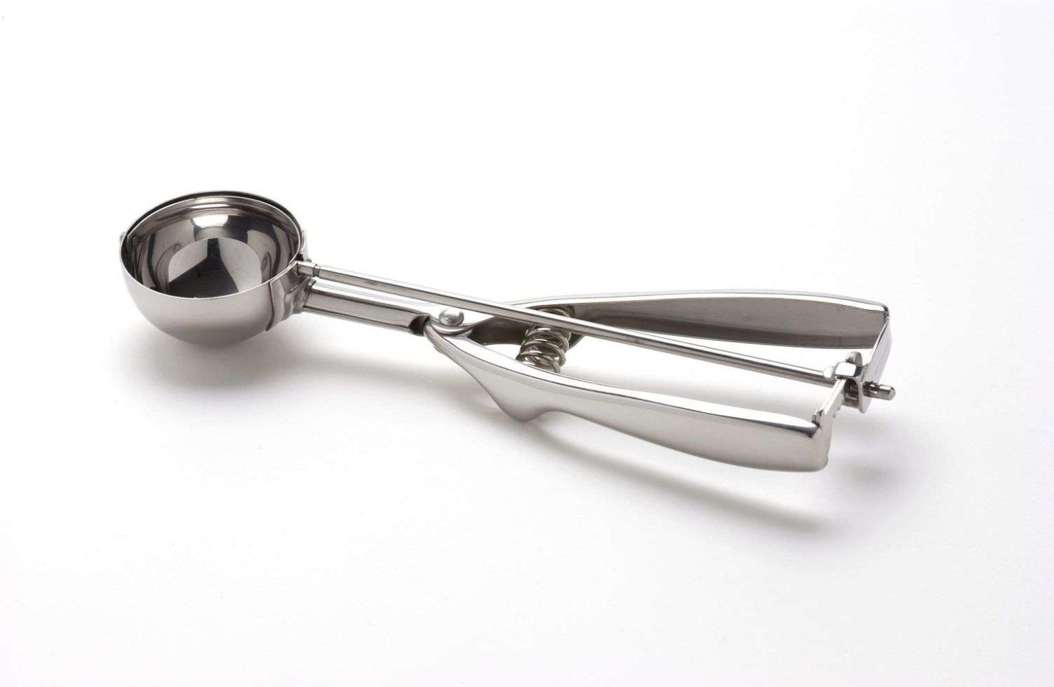 Ложка для мороженого механическая из нержавеющей стали 6 см