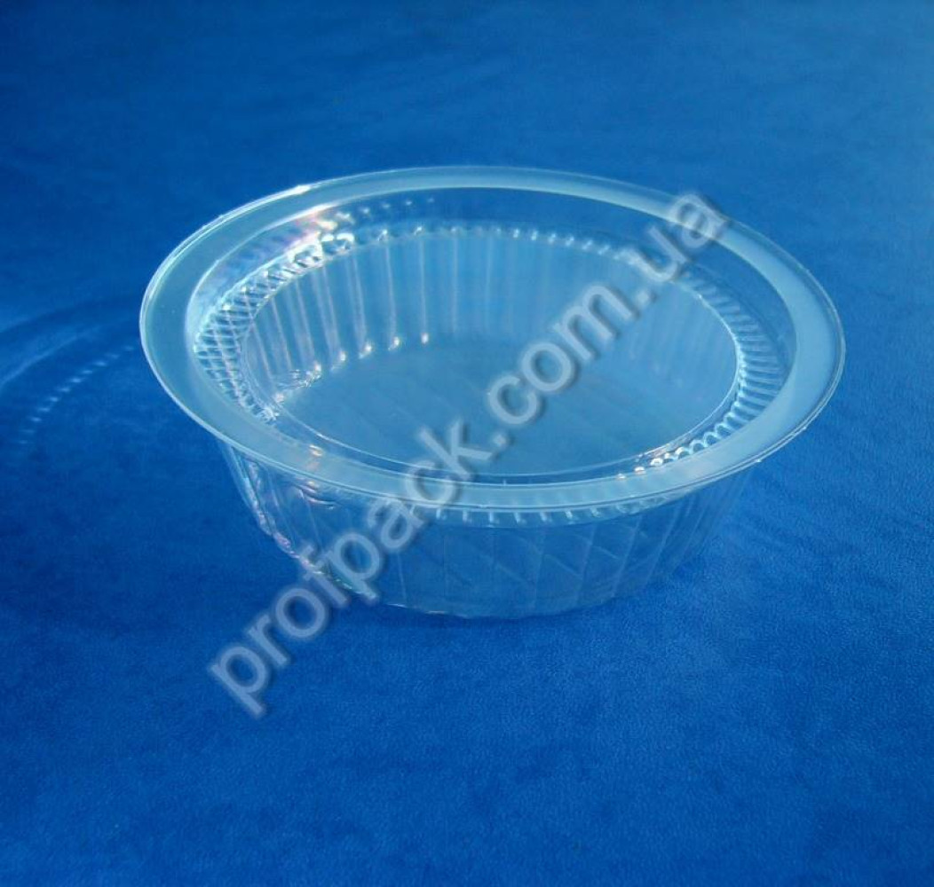 Соусник пластиковый ПС-42 прозрачный 100 мл d=98 мм h=27 мм 1000 шт/ящ