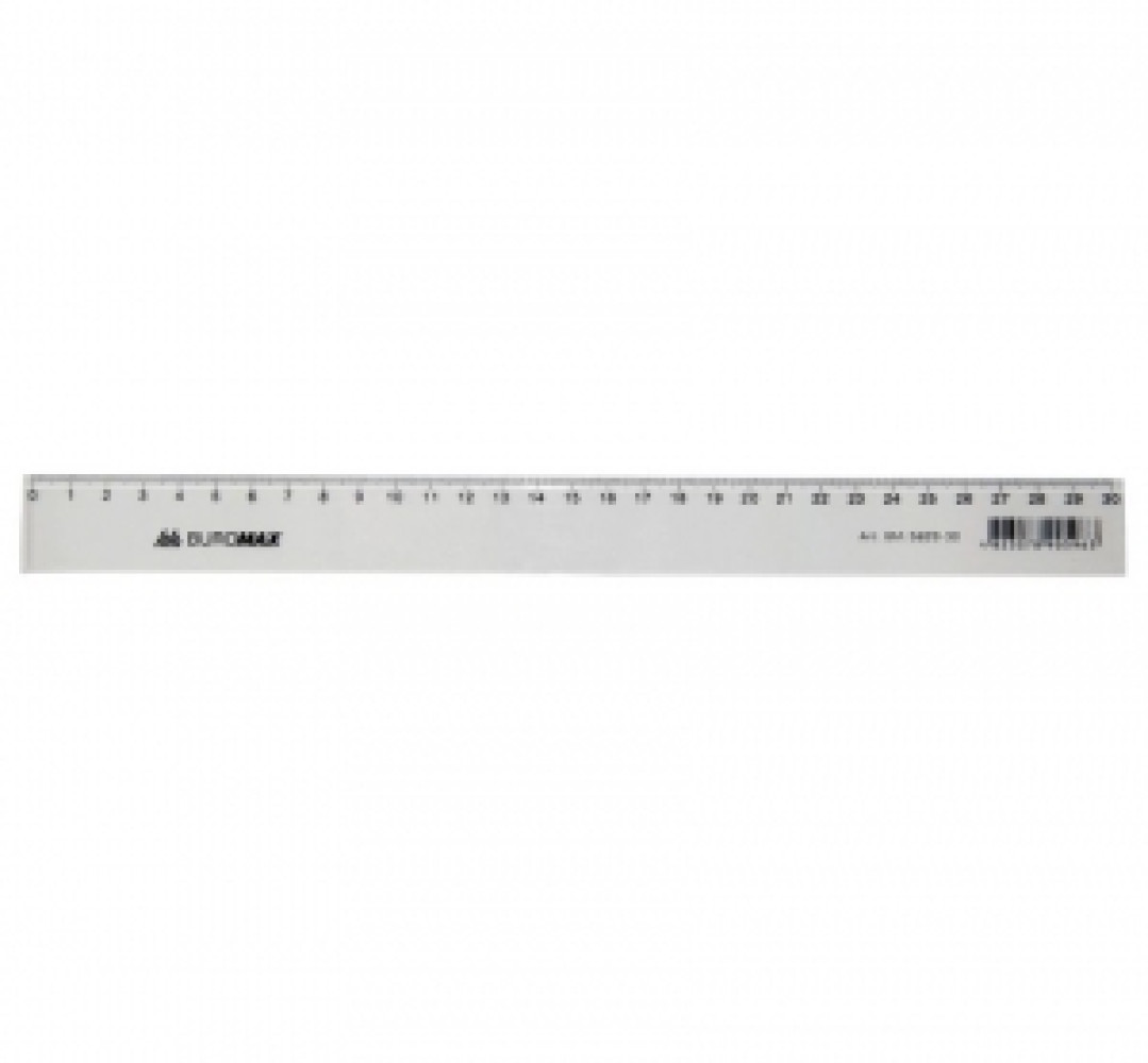 Линейка пластиковая ВМ 5829-30 прозрачная 30 см