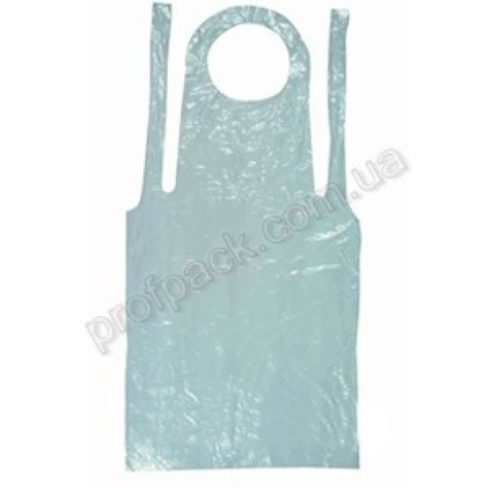 Фартук одноразовый 75х120см, PE, 12 мкм, 100 шт/уп 