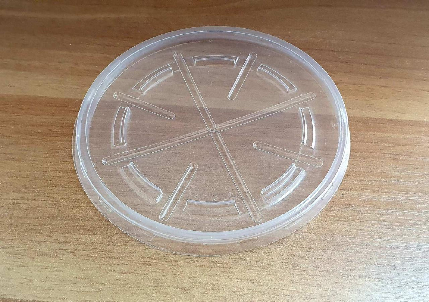 Крышка пластиковая для супника 22001, 22002, 22003 прозрачная 50 шт/уп (10 уп/ящ)