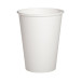 Стакан бумажный белый, 340 мл, 50 шт/уп (d80)