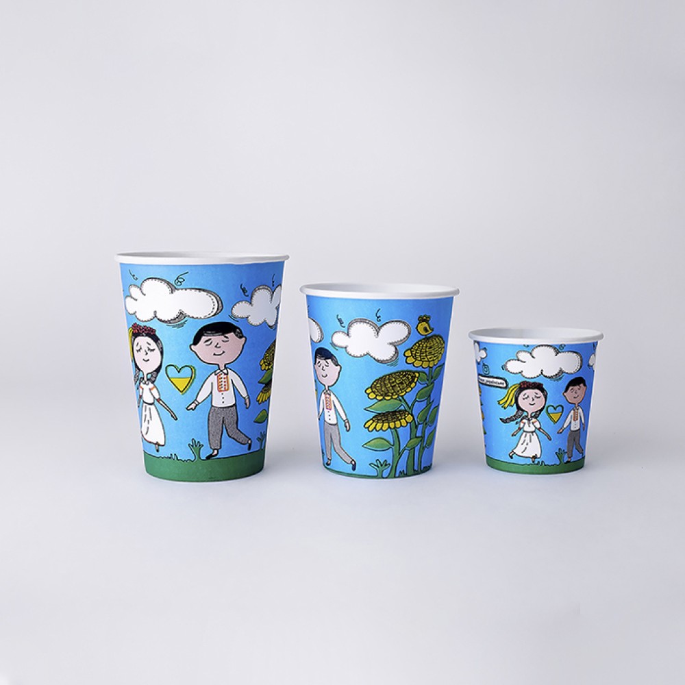 Крышка ST-90 для бумажного стакана черная с поилкой 50 шт/уп