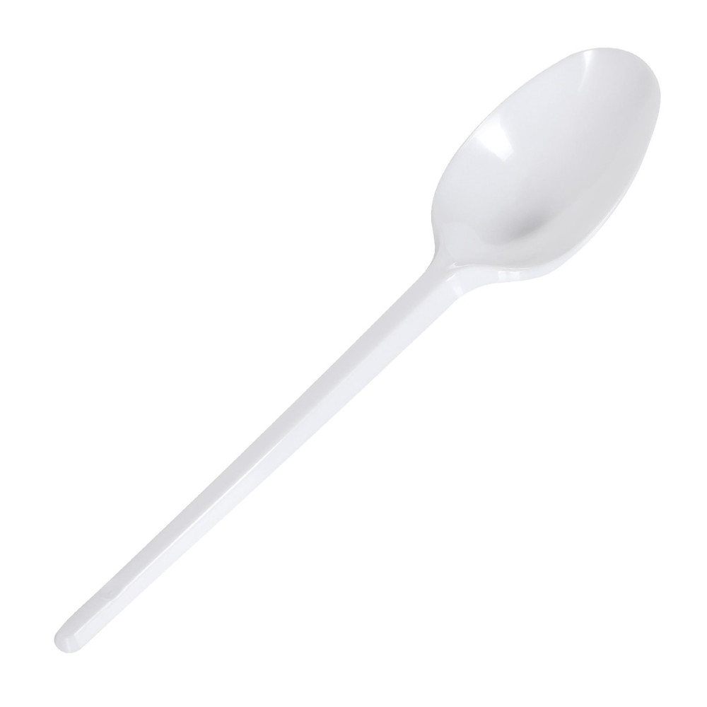 Ложка чайная пластиковая Standart белая 125 мм 100 шт/уп