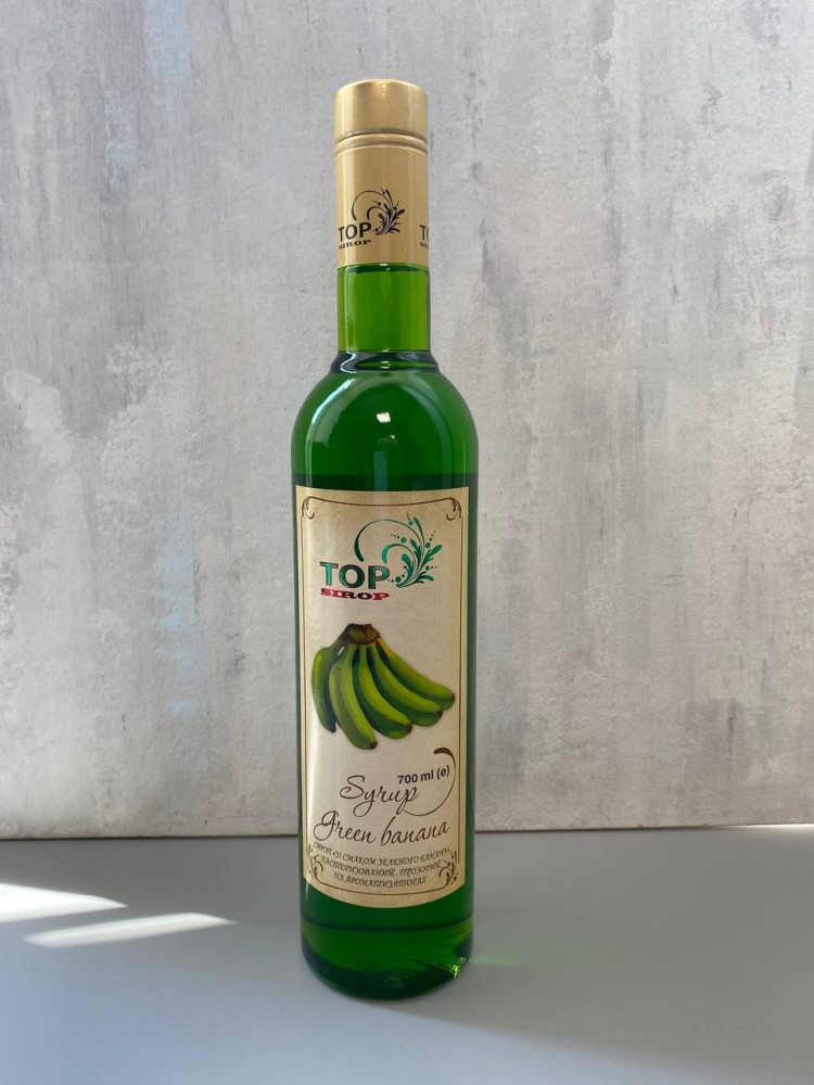 Сироп для коктейлей Top Sirop Зеленый банан 700 мл