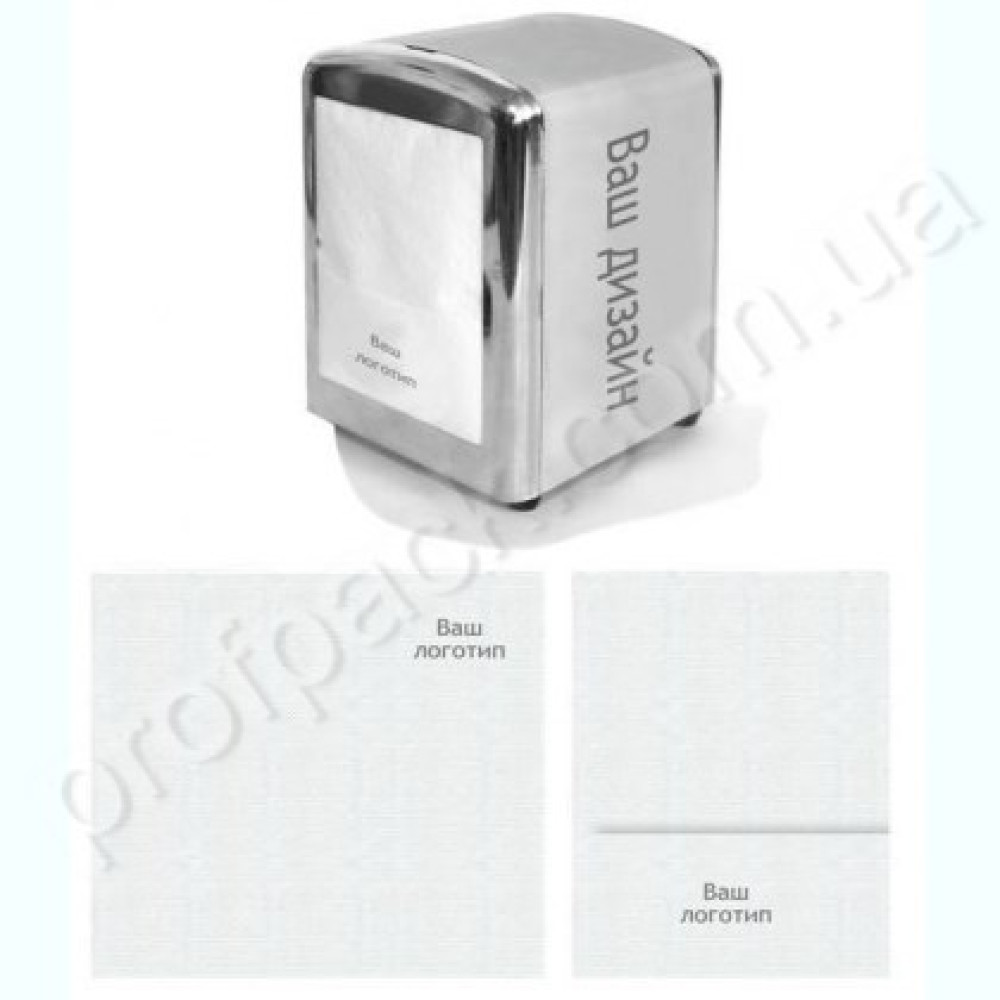 Салфетка для диспенсера, 17х17 см, 1-но слойная белая, Fesko, 2000 шт/уп