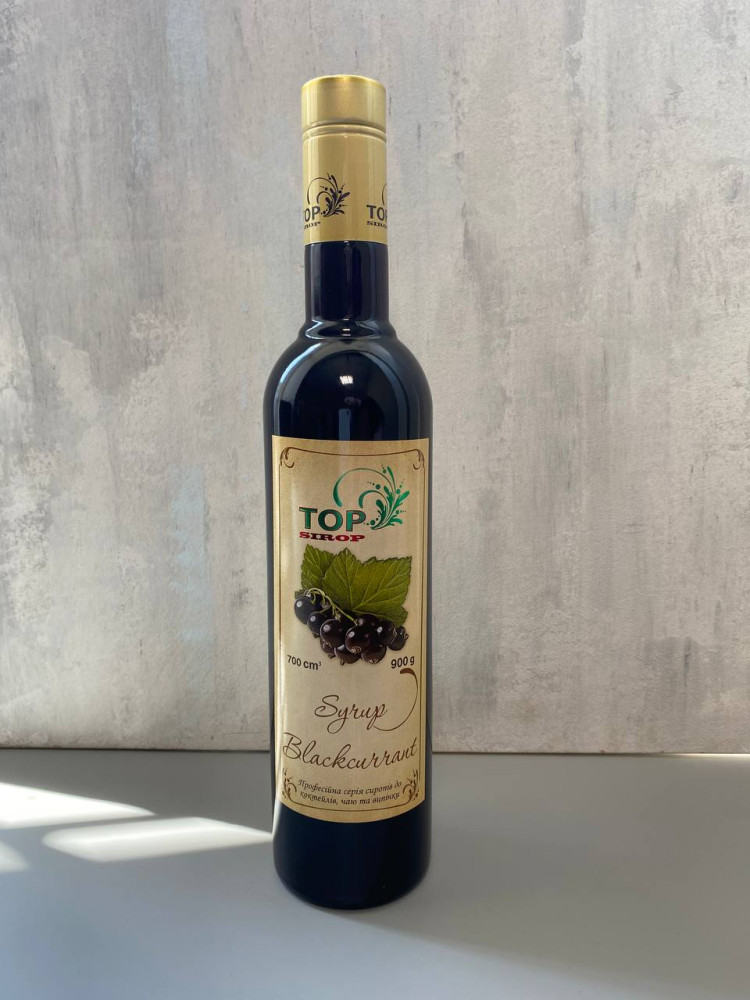 Сироп для коктейлей Top Sirop Черная смородина 700 мл