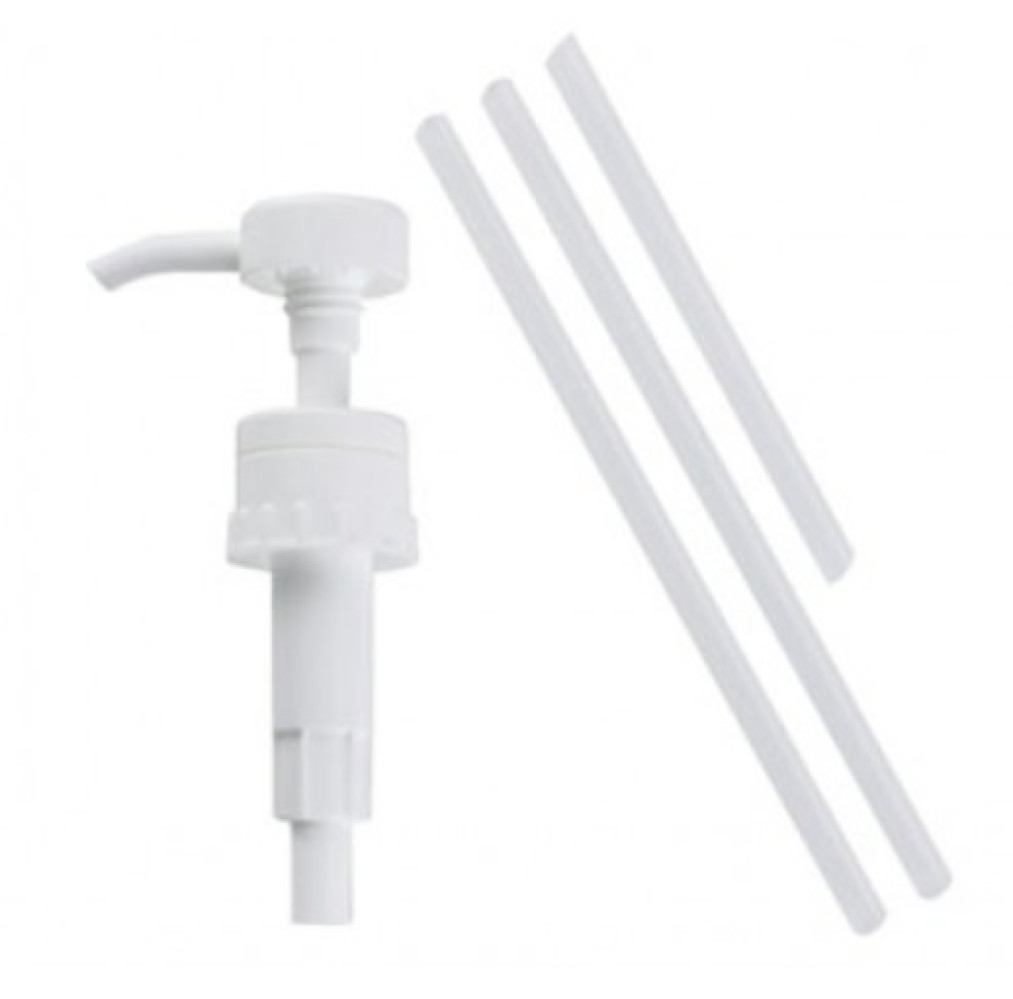 Дозатор для сиропа пластиковый белый 700 мл