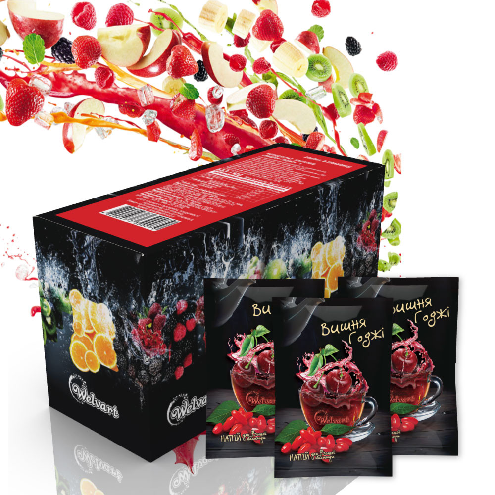 Чай концентрат Welvart Вишня-Годжи 50 г