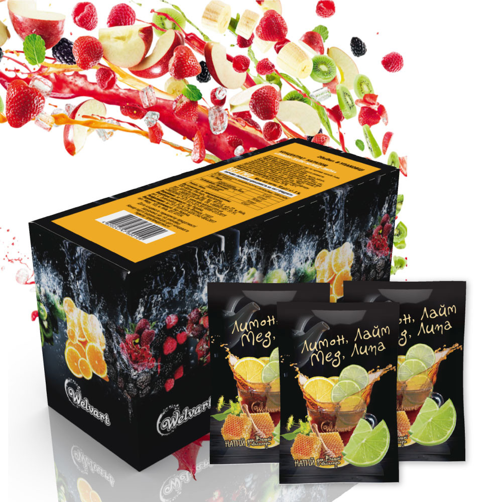 Чай концентрат Welvart Лимон-Лайм-Мед-Липа 50 г