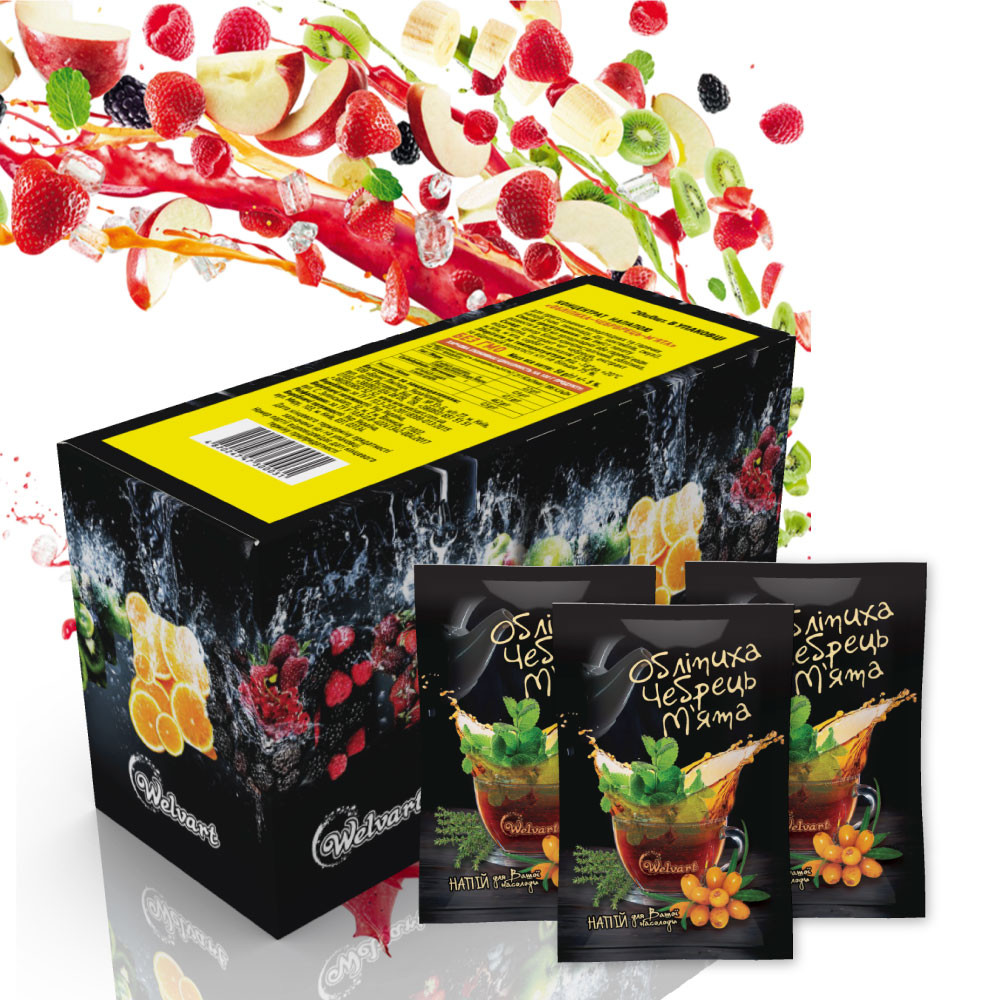 Чай концентрат Welvart Облепиха-Чабрец-Мята 50 г