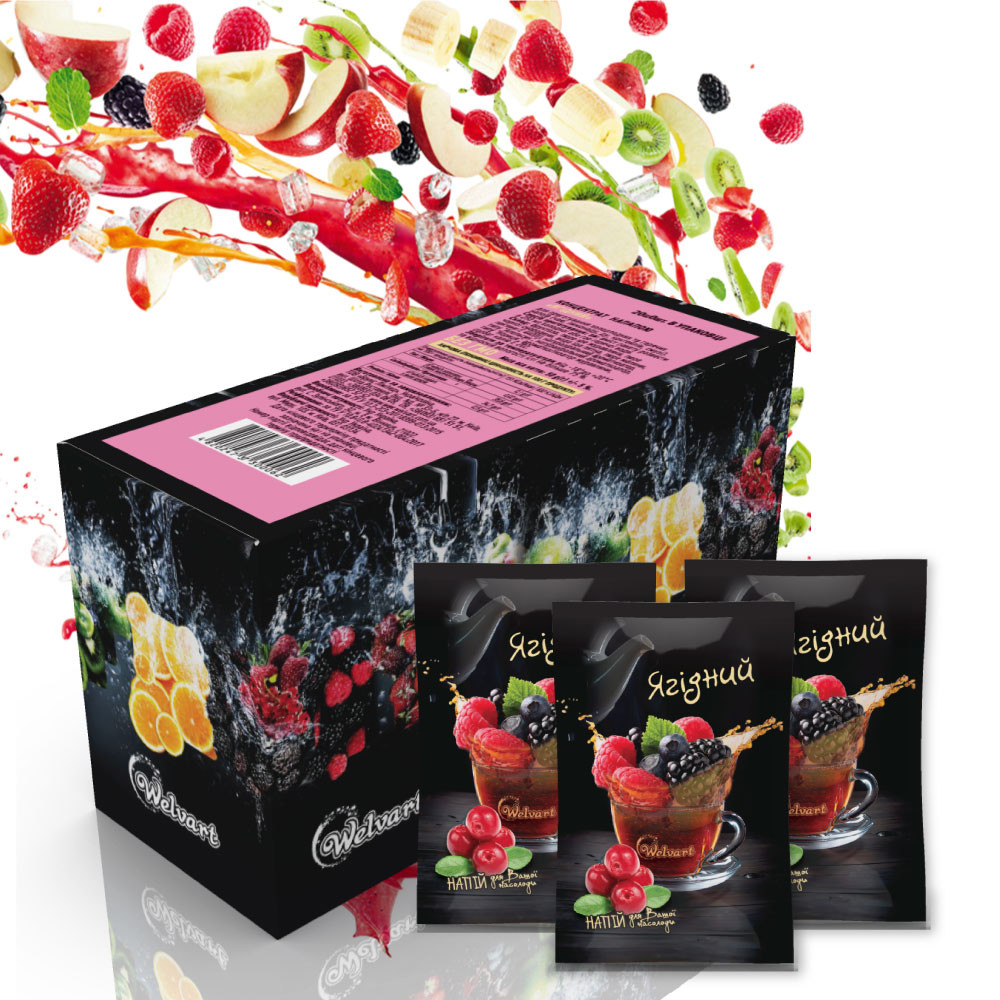 Чай концентрат Welvart Ягоды 50 г