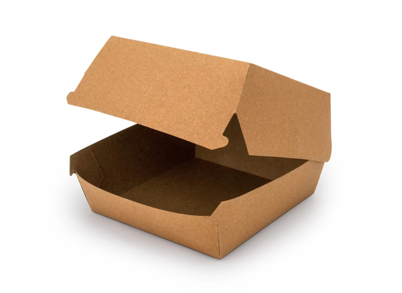 Упаковка для бургера крафт 115х115х70 мм 1 шт (100 шт/уп)