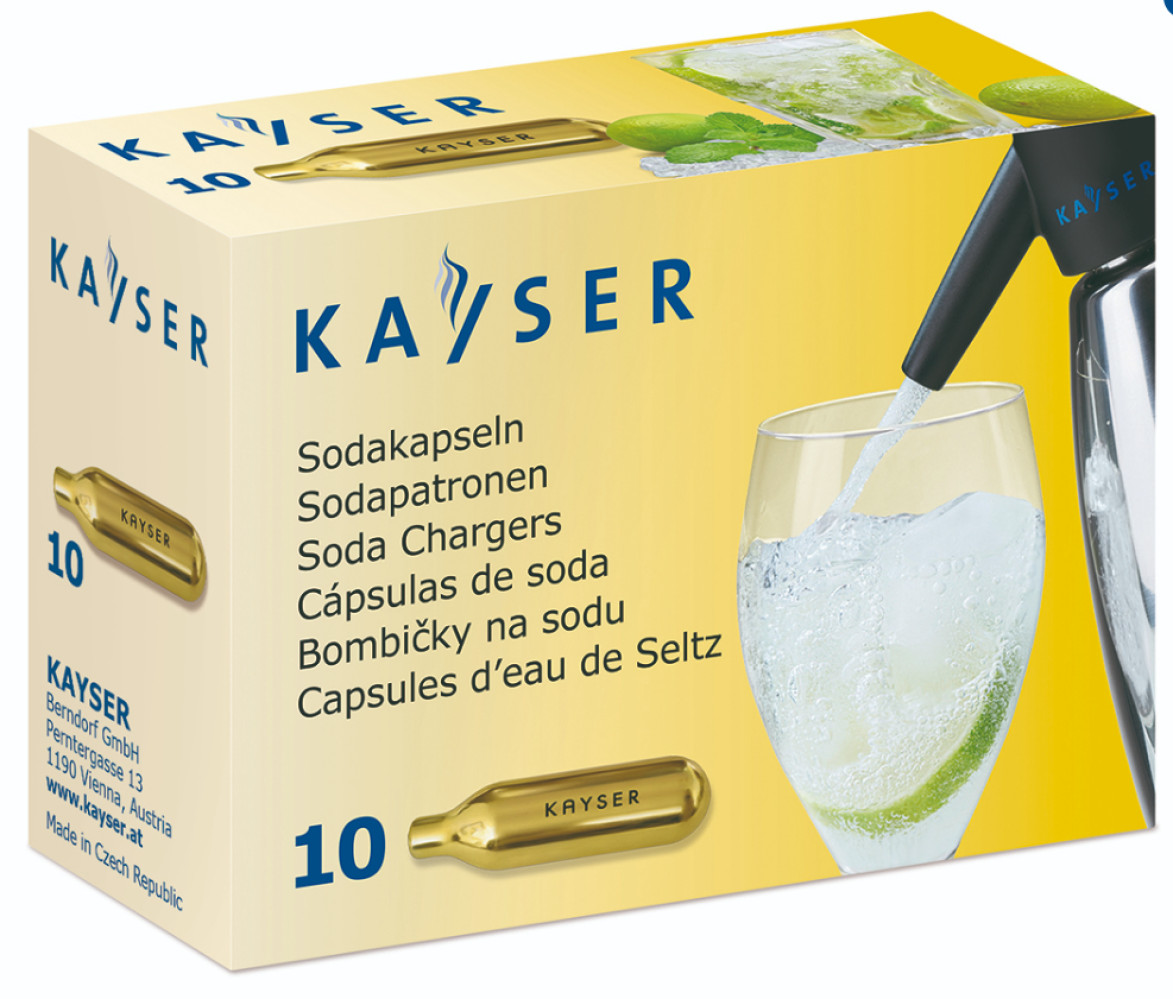 Баллончик для содовой Kayser CO2 10 шт/уп (1101)