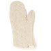 Рукавица кухонная ворсистая бежевая 33 см