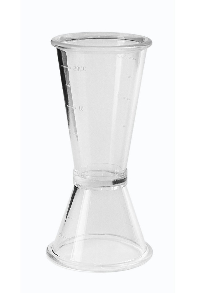 Джиггер японский из поликарбоната прозрачный 10/20 мл