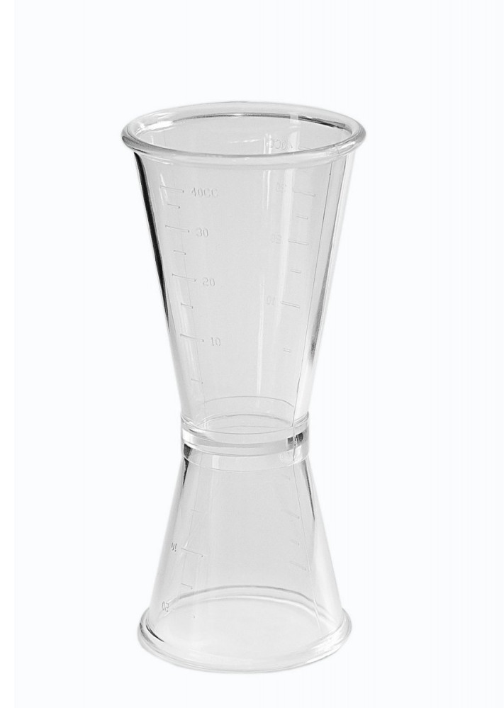 Джиггер японский из поликарбоната прозрачный 20/40 мл