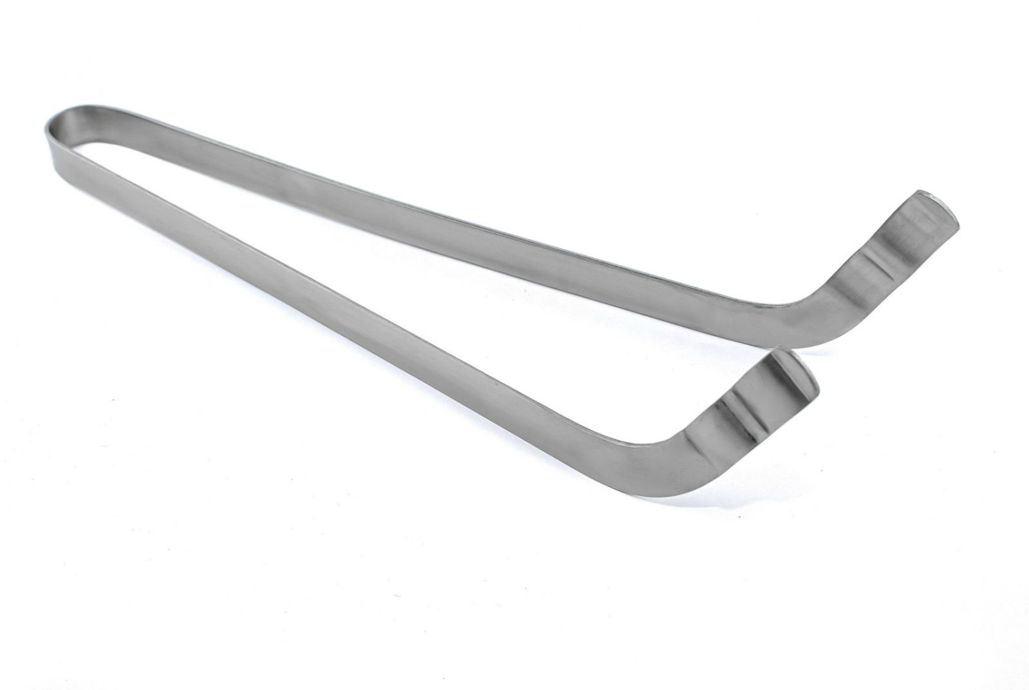 Щипцы-пинцет изогнутые из нержавеющей стали 35 см
