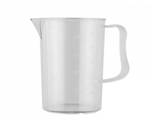 Чашка мерная из поликарбоната прозрачная 500 мл