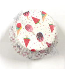 Форма для кексов бумажная 7х3 см 100 шт/уп